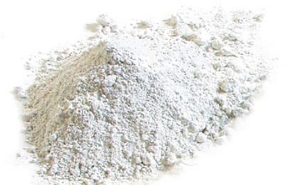 WHITE Clay for cosmetic and medicine purposes
